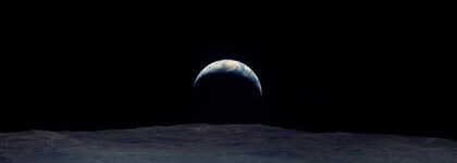 50 photographies de la Terre issues des missions Apollo restaurées