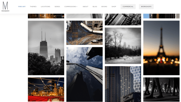 Site internet de ptohographies d'architecture