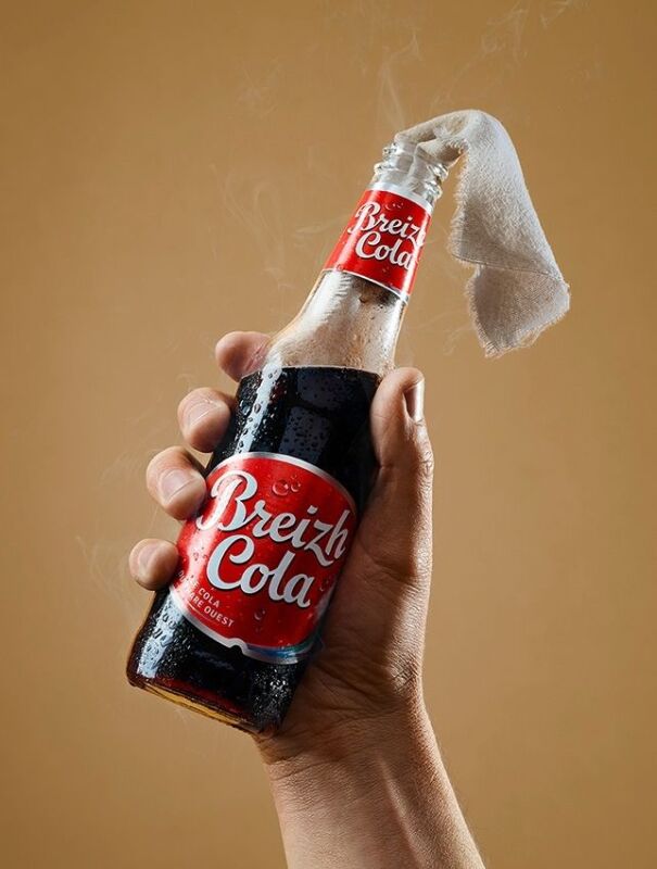 Photographie publicitaire pour Breizh Cola David Levron
