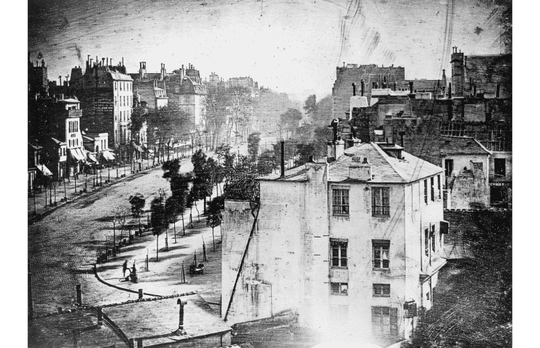 Boulevard du Temple — Louis Daguerre — 1838