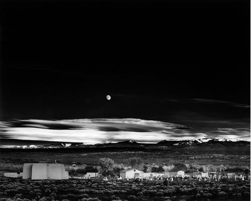 Moonrise, Hernandez, New Mexico — Ansel Adams — 1941