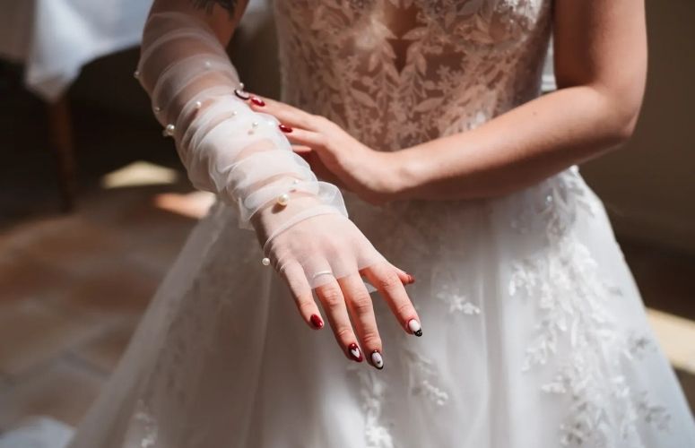 D�tails d'accessoire de mari�e - Photo de mariage