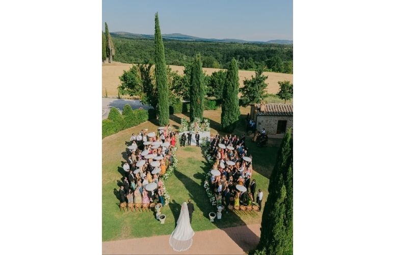 Photographie a�rienne de mariage, Thomas Audiffren, 2025