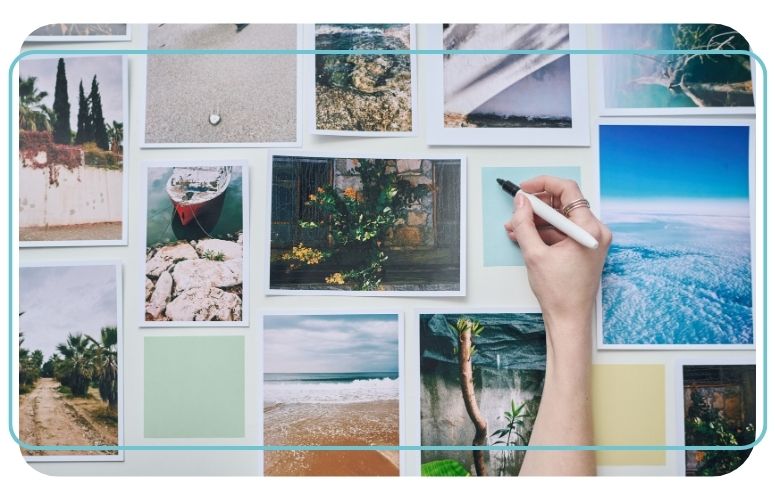 Recherches et prise de notes sur de travaux de photo